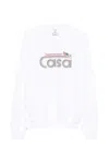 Casablanca Cotton Crew Neck Sweatshirt With Graphic Print
