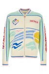 Casablanca Mens Montagne Sportif Montagne Embroidered Wool-knit Cardigan In Multi