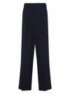 Casablanca Tailored Trousers With Front Pleats In Blue