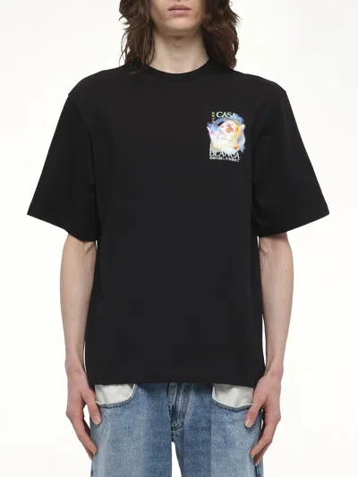 CASABLANCA MEN'S GALACTIC CONNECTION T-SHIRT