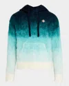 Casablanca Gradient Mohair Blend Knit Hoodie