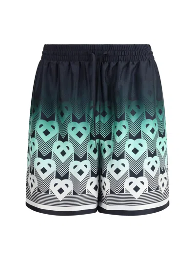 Casablanca Men Gradient Monogram Shorts In Multi