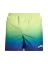 Casablanca Gradient Monogram Pattern Shorts With Sophisticated Waistband For Men In Multi