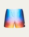 Casablanca Men's Gradient-print Swim Shorts In Multi