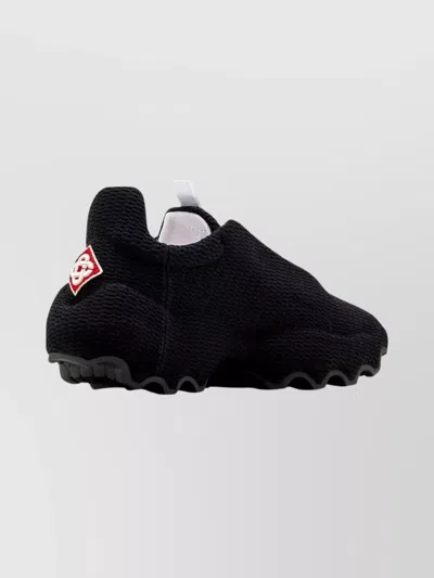 Casablanca Men's Knit Sneakers Featuring Embossed Upper In Black