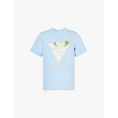 Casablanca Maison De Reve Printed T-shirt In Azure