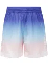 Casablanca Mens Football Shorts Clothing In Blue