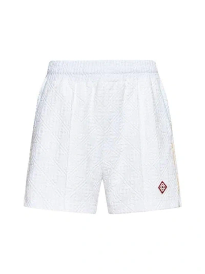 Casablanca Off-white Jacquard Monogram Towelling Shorts