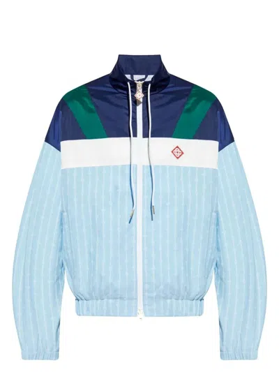 CASABLANCA MEN'S MENS NYLON TRACK JACKET