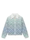 Casablanca Lapel Long Sleeve Casual Jacket In Multi