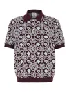 Casablanca Men Monogram Polo In Multi