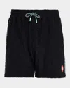 Casablanca Men's Monogram Towelling Shorts In Black