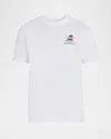 Casablanca White T-shirt With Crewneck And Logo On The Front And Maxi Logo On The Back In Cotton Man In White