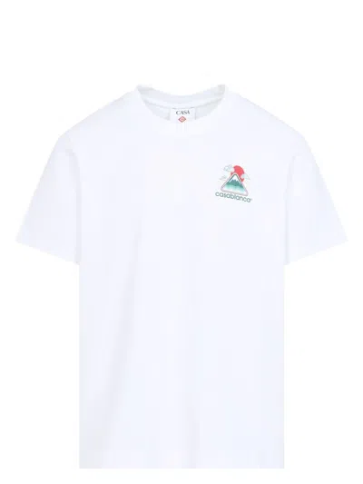 CASABLANCA MEN'S MONTAGNE ONDULEE SCREEN TSHIRT