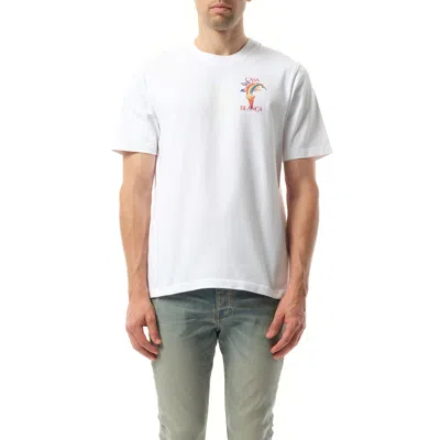 CASABLANCA MEN'S NATURE TEACHER PRINTED T-SHIRT