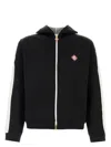 Casablanca Laurel Tape Hooded Scuba Jersey Track Jacket
