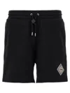 Casablanca Bermuda Shorts With Pearl Diamond Detail In Black