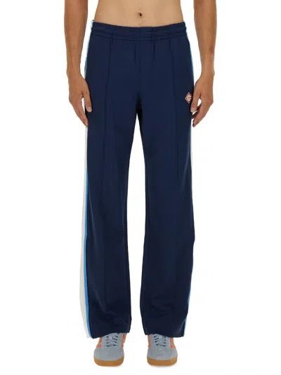 CASABLANCA CASABLANCA MEN PIQUE TRACK PANTS