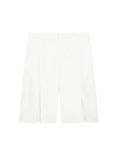 Casablanca Pleated Baggy Shorts In White