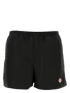 Casablanca Men's Printed Swim Shorts In Black