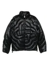 Casablanca Men Quilted Jacket In Black