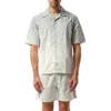 Casablanca Monogram Gradient Short-sleeved Shirt In Grey
