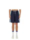 Casablanca Pleated Nylon Sports Shorts