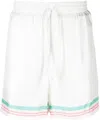Casablanca Casa Way Drawstring-waist Track Shorts In Tenclubpst