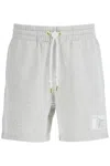Casablanca Elastic Waist Shorts In Grey