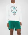 Casablanca Statue En Marbre Sweatshirt With Embroidery In Statue En Marbr