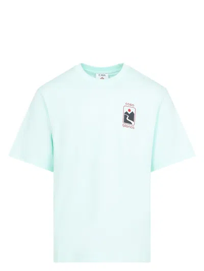 CASABLANCA MEN'S SUNSET VALLEY TSHIRT | SIZE MEDIUM | MPF25JTS04403 COLOR SUNSET