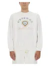 Casablanca Men's Sweatshirt With Logo In White