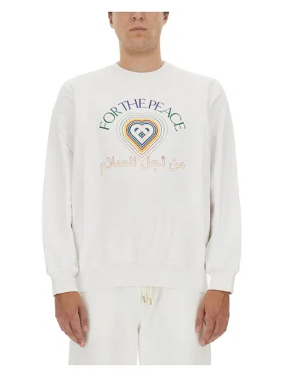CASABLANCA MEN'S SWEATSHIRT WITH LOGO