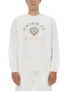 Casablanca Men Sweatshirt With Logo In White
