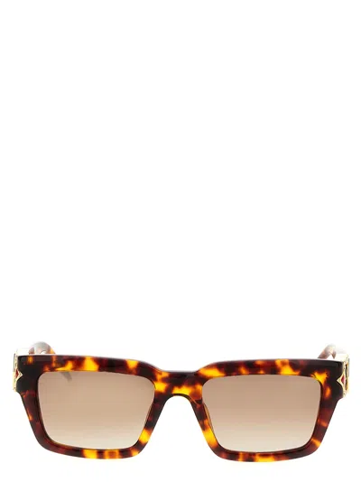 Casablanca Men 'the Tortoiseshell Square Metope' Sunglasses In Brown