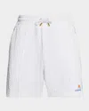 Casablanca Terry Shorts Monogram Blanc