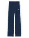 Casablanca Men Trackpants With Side Stripes In Blue