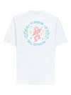 Casablanca Classic Fit Dance Joy Organic Cotton Graphic T-shirt In White