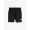 Casablanca Pearl Diamond Cc Patch Sweatshorts In Pearl Diamond Patch