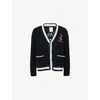 Casablanca Men's Casa Mountain Cardigan In Black