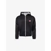 Casablanca Mens Black Scuba Two-zip-pockets Regular-fit Woven-blend Hoody In Black