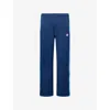 Casablanca Mens Navy / White Striped Embroidered-logo Woven Jogging Bottoms Xl In Blue