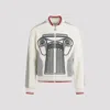 CASABLANCA MENS EMBROIDERED CASHMERE TERRY JACKET