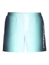 Casablanca Men`s Jacquard Print Swim Shorts In Blue
