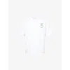 Casablanca White Cotton T-shirt With Print In White