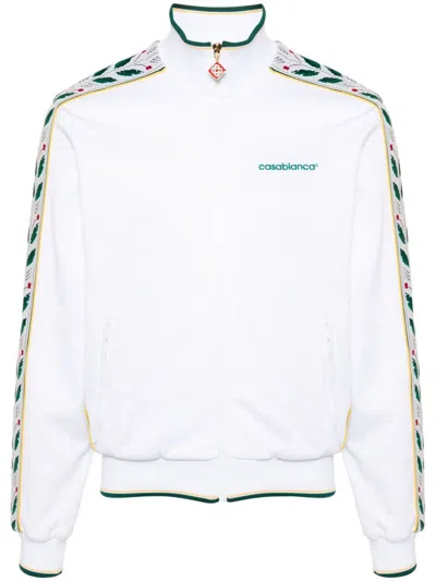 Casablanca Mens Seasonal Laurel Track Top In White