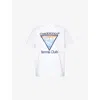 Casablanca White Tennis Club Print T-shirt In Tennis Club Icon