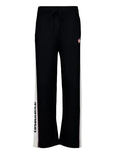 Casablanca Merino Mini Trousers For Men In Black
