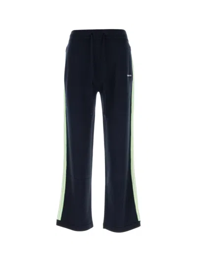 Casablanca Merino Wool Trousers In Blue
