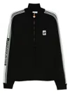 Casablanca Merino Wool Sweatshirt With Logo In Black